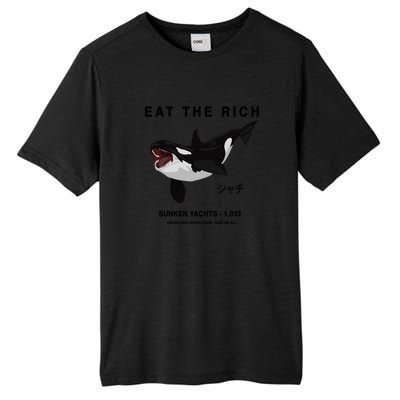 Eat The Rich Orca Revolution 2024 Tall Fusion ChromaSoft Performance T-Shirt