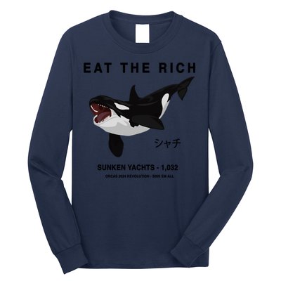 Eat The Rich Orca Revolution 2024 Long Sleeve Shirt