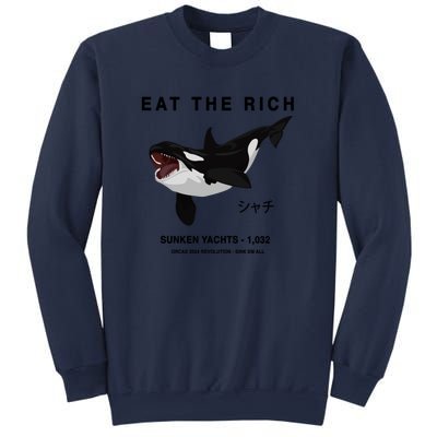 Eat The Rich Orca Revolution 2024 Sweatshirt