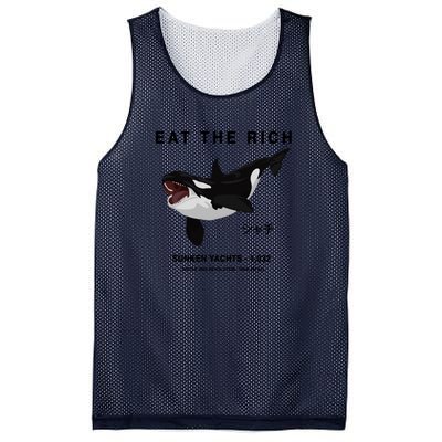 Eat The Rich Orca Revolution 2024 Mesh Reversible Basketball Jersey Tank