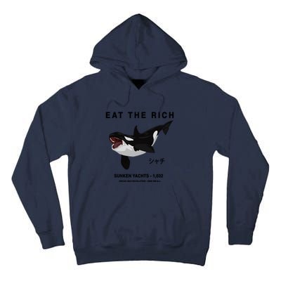 Eat The Rich Orca Revolution 2024 Tall Hoodie