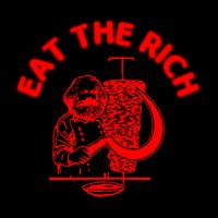 Eat The Rich Doner DöNer Kebab Karl Marx Socialist Hasan Piker Ladies Long Sleeve Shirt