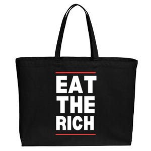 Eat The Rich Uaw Cotton Canvas Jumbo Tote