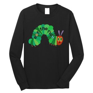 Eat The Rich Hungry Caterpillar funny animal Long Sleeve Shirt