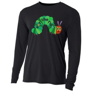 Eat The Rich Hungry Caterpillar funny animal Cooling Performance Long Sleeve Crew