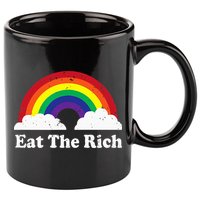 Eat The Rich 11oz C Handle Ceramic Mug