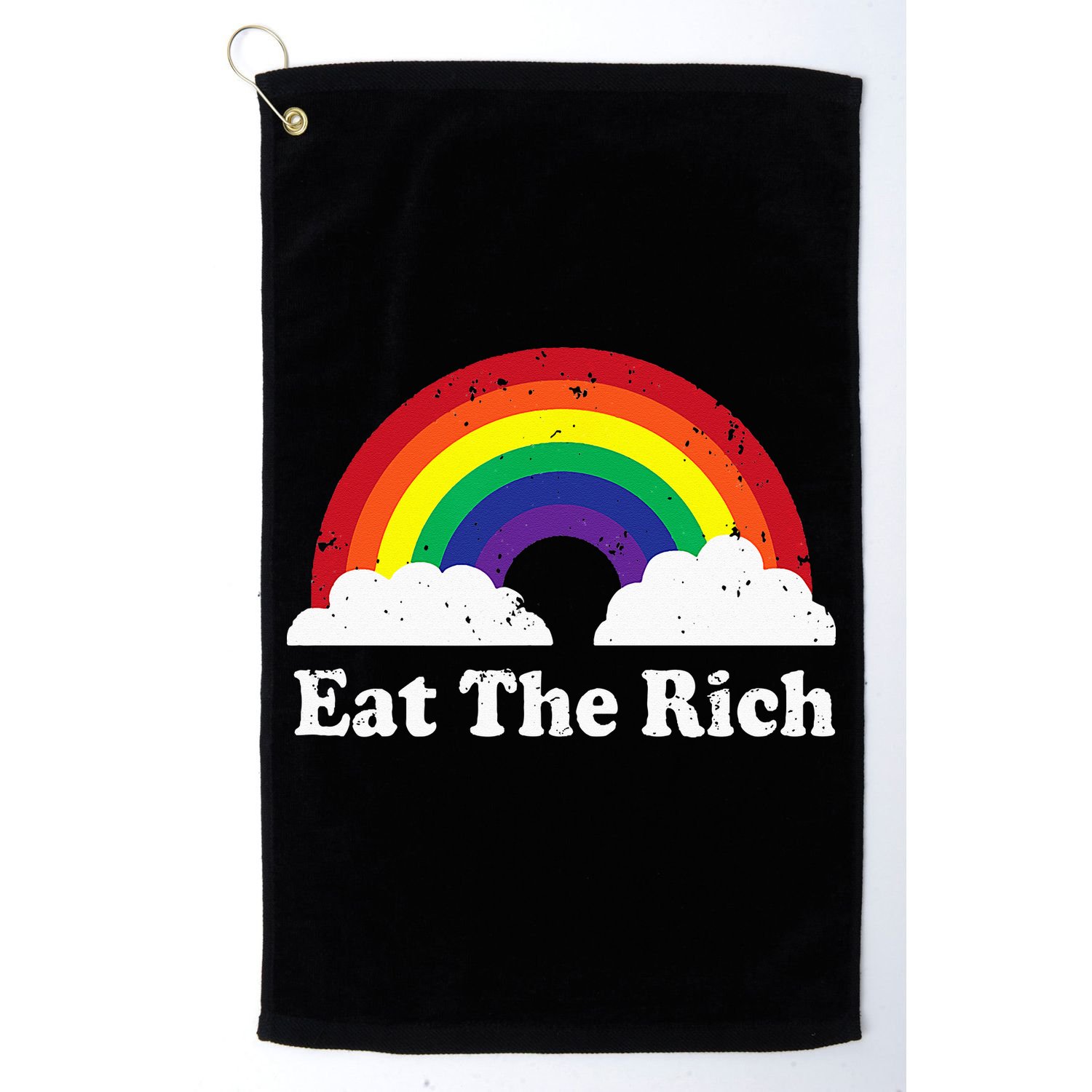 Eat The Rich Golf Towel