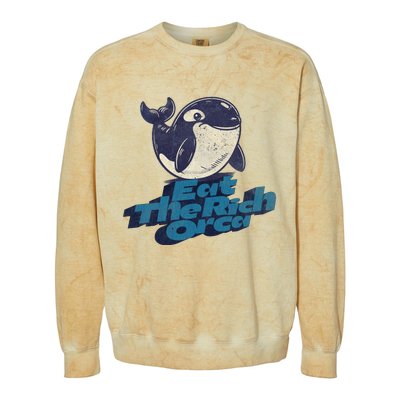 Eat The Rich Orca Colorblast Crewneck Sweatshirt