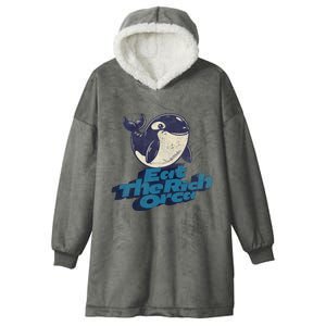 Eat The Rich Orca Hooded Wearable Blanket