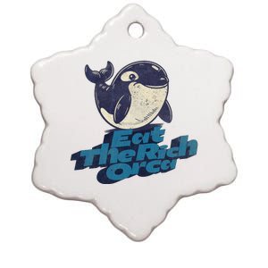 Eat The Rich Orca Ceramic Star Ornament