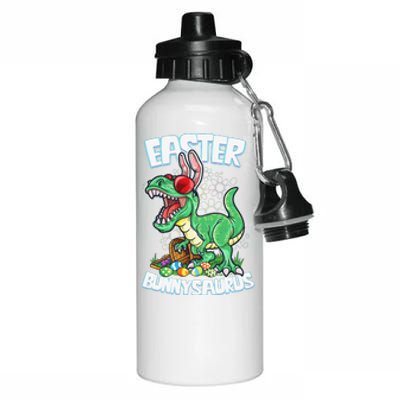 Easter T Rex Dinosaur Bunny Saurus Egg Hunt TRex Aluminum Water Bottle