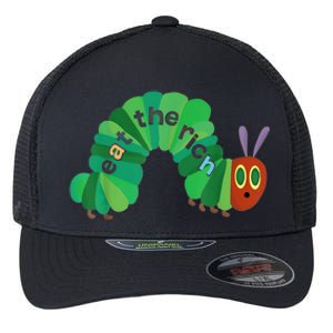 Eat The Rich Hungry Caterpillar Flexfit Unipanel Trucker Cap