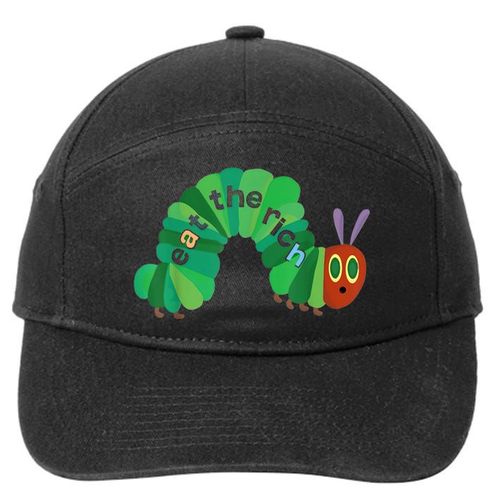 Eat The Rich Hungry Caterpillar 7-Panel Snapback Hat