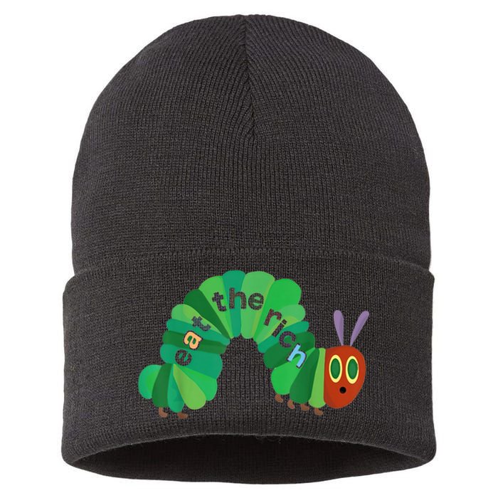 Eat The Rich Hungry Caterpillar Sustainable Knit Beanie