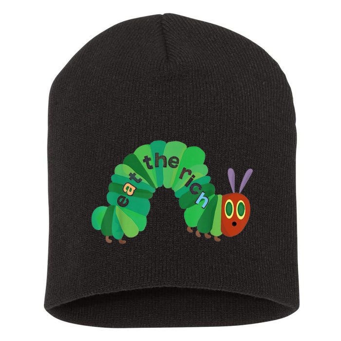 Eat The Rich Hungry Caterpillar Short Acrylic Beanie