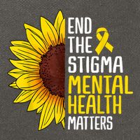 End The Stigma Mental Health Matters Mental Awareness Cotton Canvas Backpack
