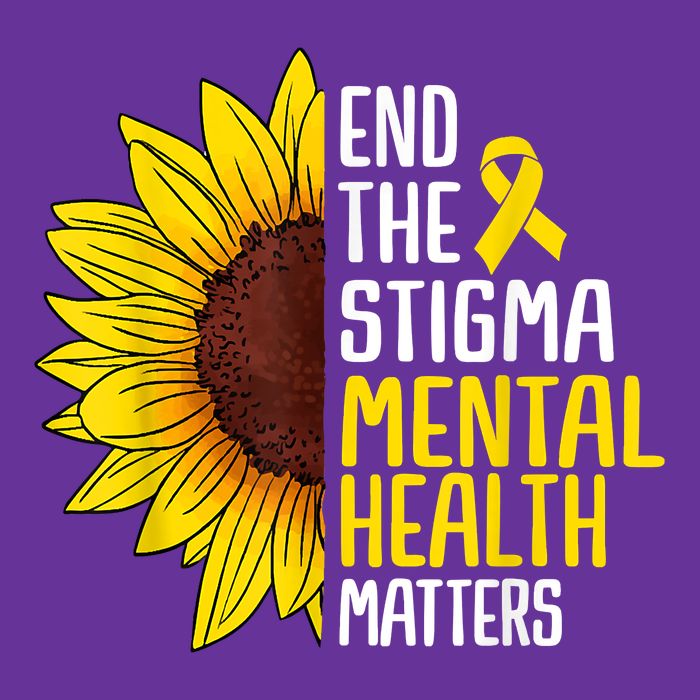 End The Stigma Mental Health Matters Mental Awareness Cooling Performance Crew T-Shirt