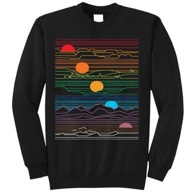 EDM Techno Sun Moon Design Dance Rave Music Festival Sweatshirt