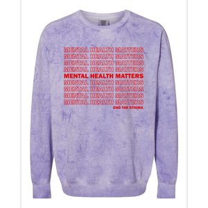 End The Stigma Colorblast Crewneck Sweatshirt