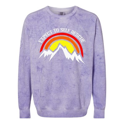 expect to self rescues Colorblast Crewneck Sweatshirt