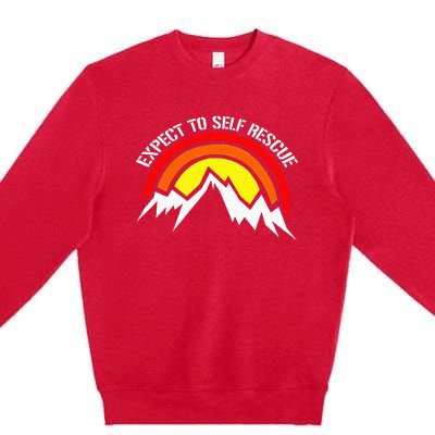 expect to self rescues Premium Crewneck Sweatshirt