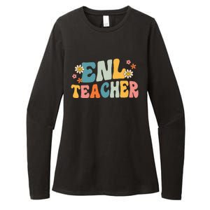 ENL Teacher Squad English New Language Squad Crew Team Womens CVC Long Sleeve Shirt