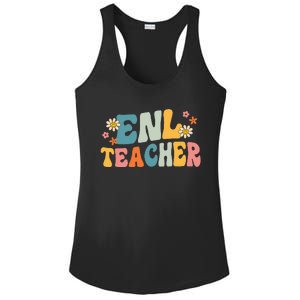 ENL Teacher Squad English New Language Squad Crew Team Ladies PosiCharge Competitor Racerback Tank