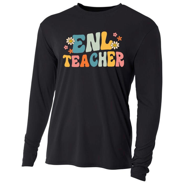 ENL Teacher Squad English New Language Squad Crew Team Cooling Performance Long Sleeve Crew