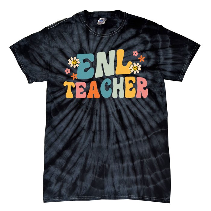 ENL Teacher Squad English New Language Squad Crew Team Tie-Dye T-Shirt