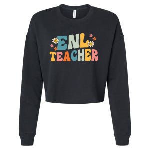 ENL Teacher Squad English New Language Squad Crew Team Cropped Pullover Crew