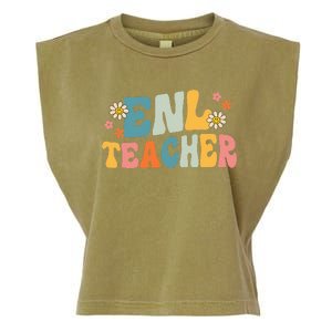 ENL Teacher Squad English New Language Squad Crew Team Garment-Dyed Women's Muscle Tee