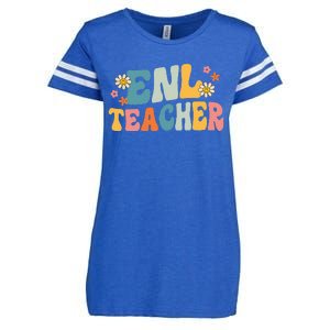 ENL Teacher Squad English New Language Squad Crew Team Enza Ladies Jersey Football T-Shirt