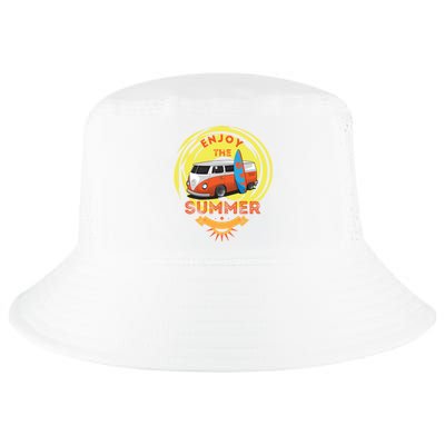 Enjoy The Summer Funny Summer Vibes Cool Comfort Performance Bucket Hat