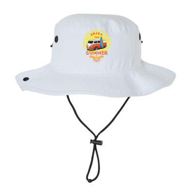 Enjoy The Summer Funny Summer Vibes Legacy Cool Fit Booney Bucket Hat