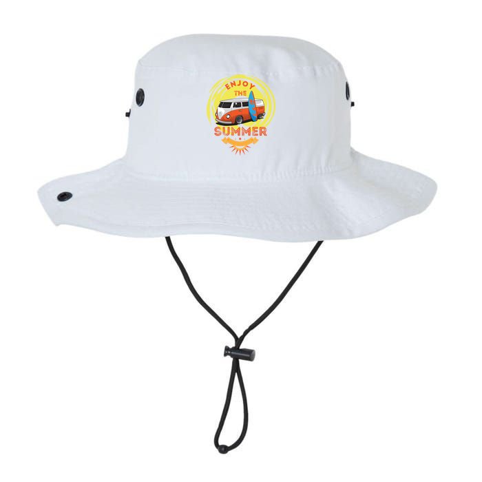 Enjoy The Summer Funny Summer Vibes Legacy Cool Fit Booney Bucket Hat