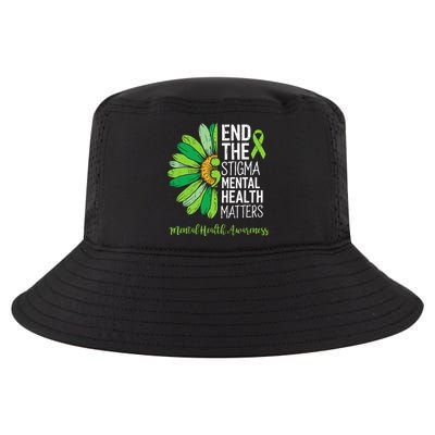 End The Stigma Mental Health Matters Awareness Brain Illness  Cool Comfort Performance Bucket Hat