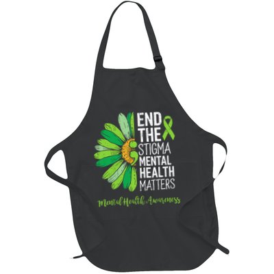 End The Stigma Mental Health Matters Awareness Brain Illness  Apron