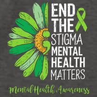 End The Stigma Mental Health Matters Awareness Brain Illness  Vector Backpack