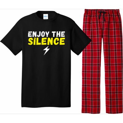 Enjoy The Silence Ev Electric Vehicle Funny Gift Pajama Set