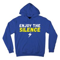 Enjoy The Silence Ev Electric Vehicle Funny Gift Hoodie