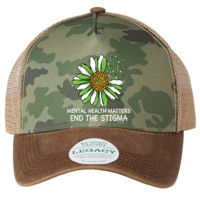 End The Stigma Mental Health Awareness Legacy Tie Dye Trucker Hat