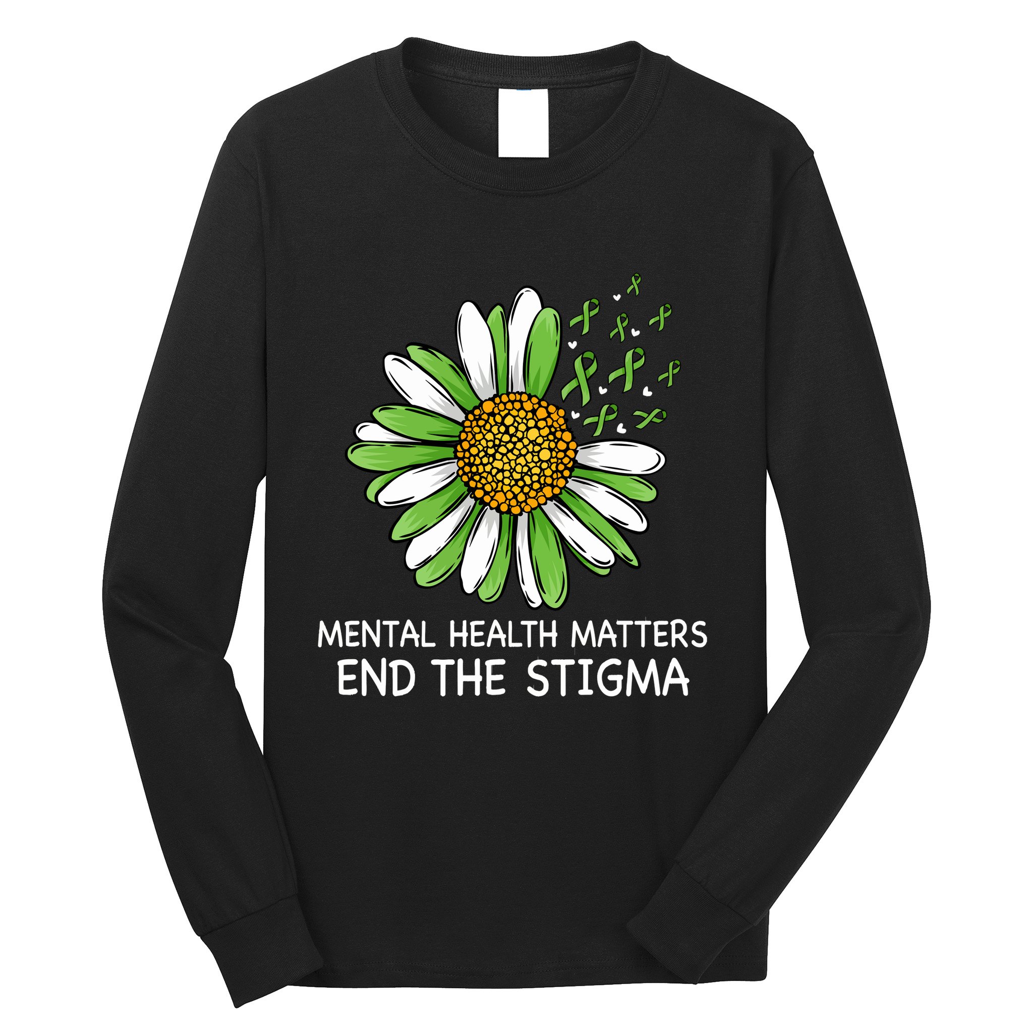 End The Stigma Mental Health Awareness Long Sleeve Shirt