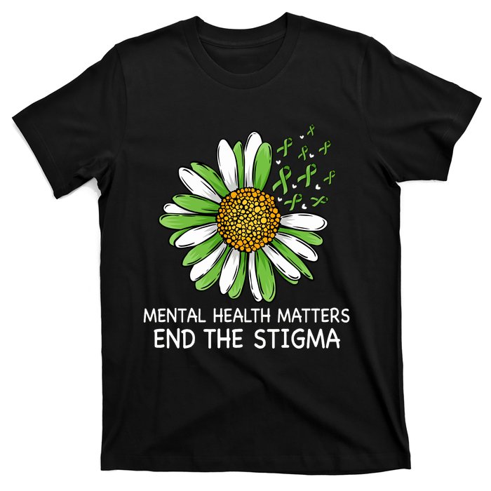 End The Stigma Mental Health Awareness T-Shirt