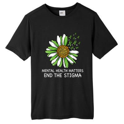 End The Stigma Mental Health Awareness Tall Fusion ChromaSoft Performance T-Shirt