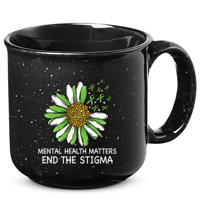 End The Stigma Mental Health Awareness 15oz Campfire Ceramic Mug