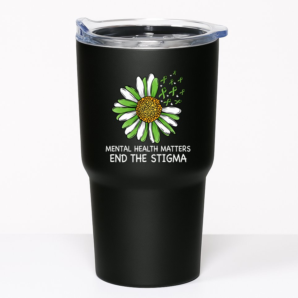 End The Stigma Mental Health Awareness Tumbler