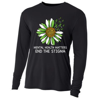 End The Stigma Mental Health Awareness Cooling Performance Long Sleeve Crew