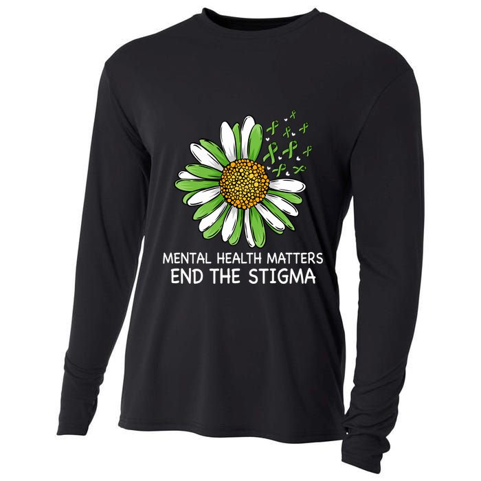 End The Stigma Mental Health Awareness Cooling Performance Long Sleeve Crew