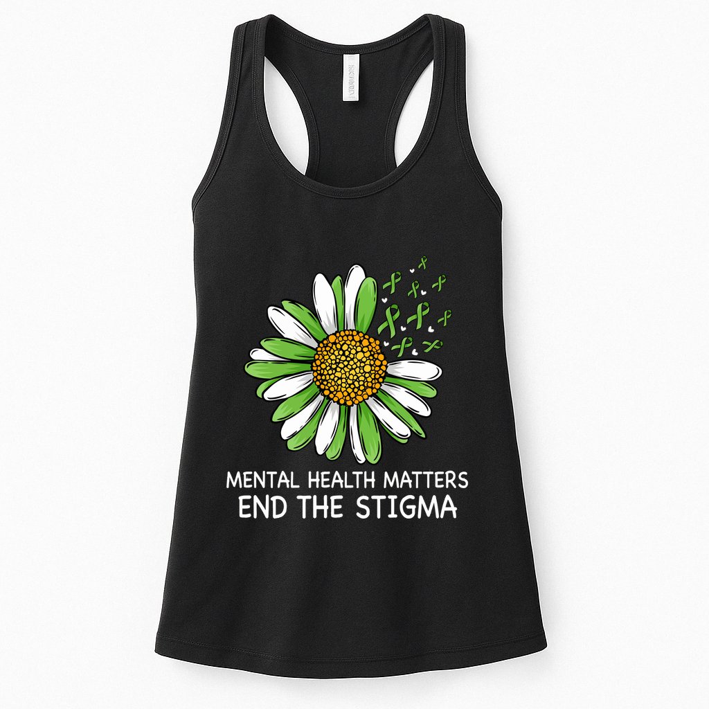 End The Stigma Mental Health Awareness Womens Tank Top