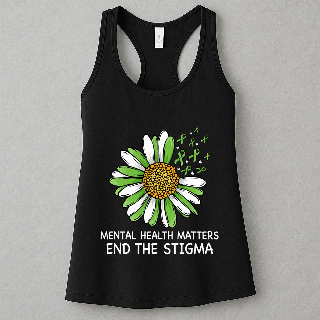 End The Stigma Mental Health Awareness Womens Tank Top